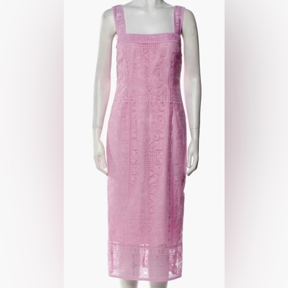 Pearl by Lela Rose
Square-Neckline Midi-Length Dress Beautiful. 💕